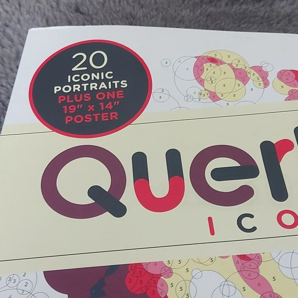 Querklies Icons Color-by-Number Book - Multicolor - Picture 2 of 13